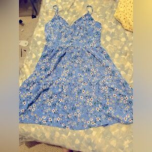 SHEIN blue floral sundress
